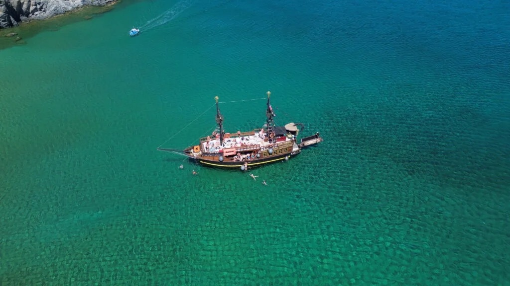 3 Bays Experience Kardamena: Pirate Boat Adventure & Paradise Beach Tour 2025